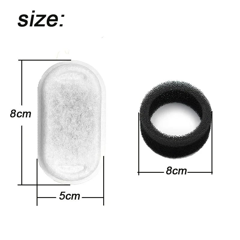 Cat Water Fountain Replacement Filters - Activated Carbon (12 Pack) - The Fluff Lab Australia