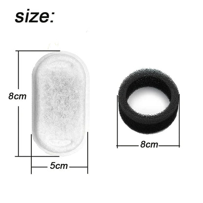 Cat Water Fountain Replacement Filters - Activated Carbon (12 Pack) - The Fluff Lab Australia